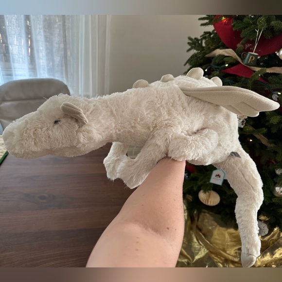 Jellycat Huge Snow Dragon Plush - Picture 4 of 4